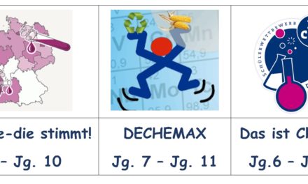 Chemiewettbewerbe 2019/ 2020: die Dinge mal anders sehen und erklären!
