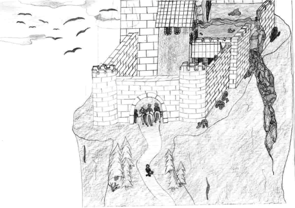 Bild der Räuberburg von Leni