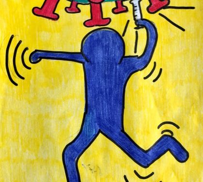 Keith Haring meets Corona