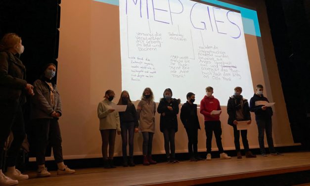 Freiheit – Projekt zum Anne-Frank-Tag in Jg. 9 am Gymnasium Soltau