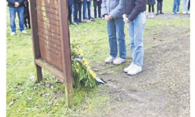 Gedenkstunde am Oeninger Weg