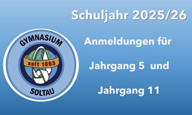 Anmeldungen zum Schuljahr 2025/26