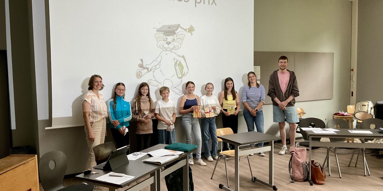 Tolle Leistungen beim Französisch-Vorlesewettbewerb der 6. Klassen